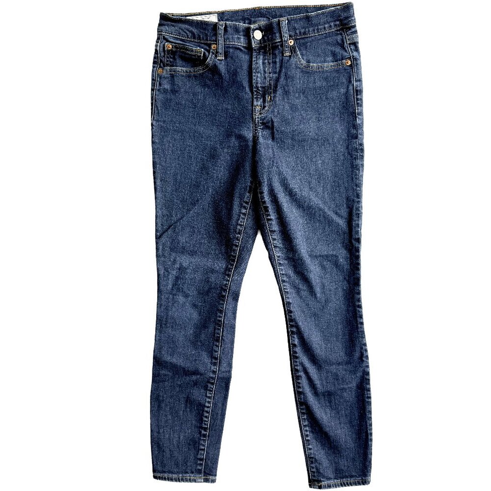 GAP True Skinny Jeans 29 X 8R Mid Rise Dark Wash Blue Denim Women’s Minimalist
